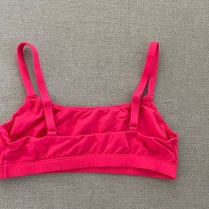 SKIMS pink scoop bralette